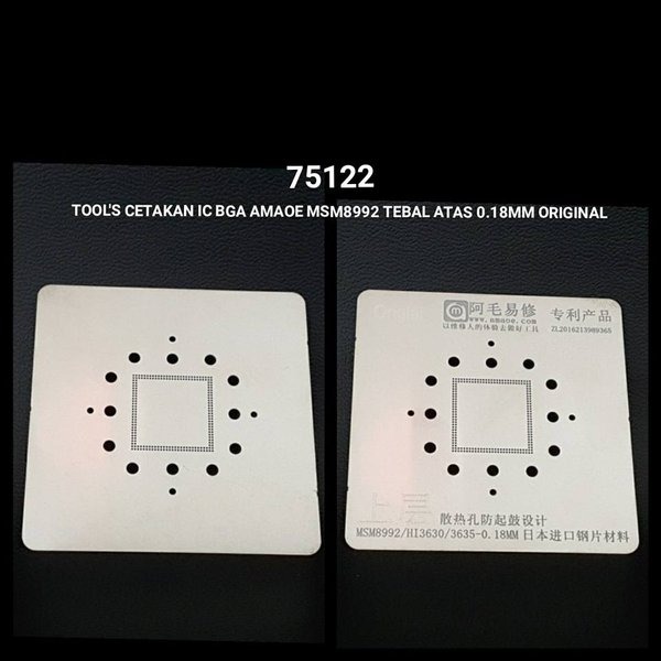 Cetakan Ic Amaoe Msm8992 Tebal Atas  0.18Mm Original